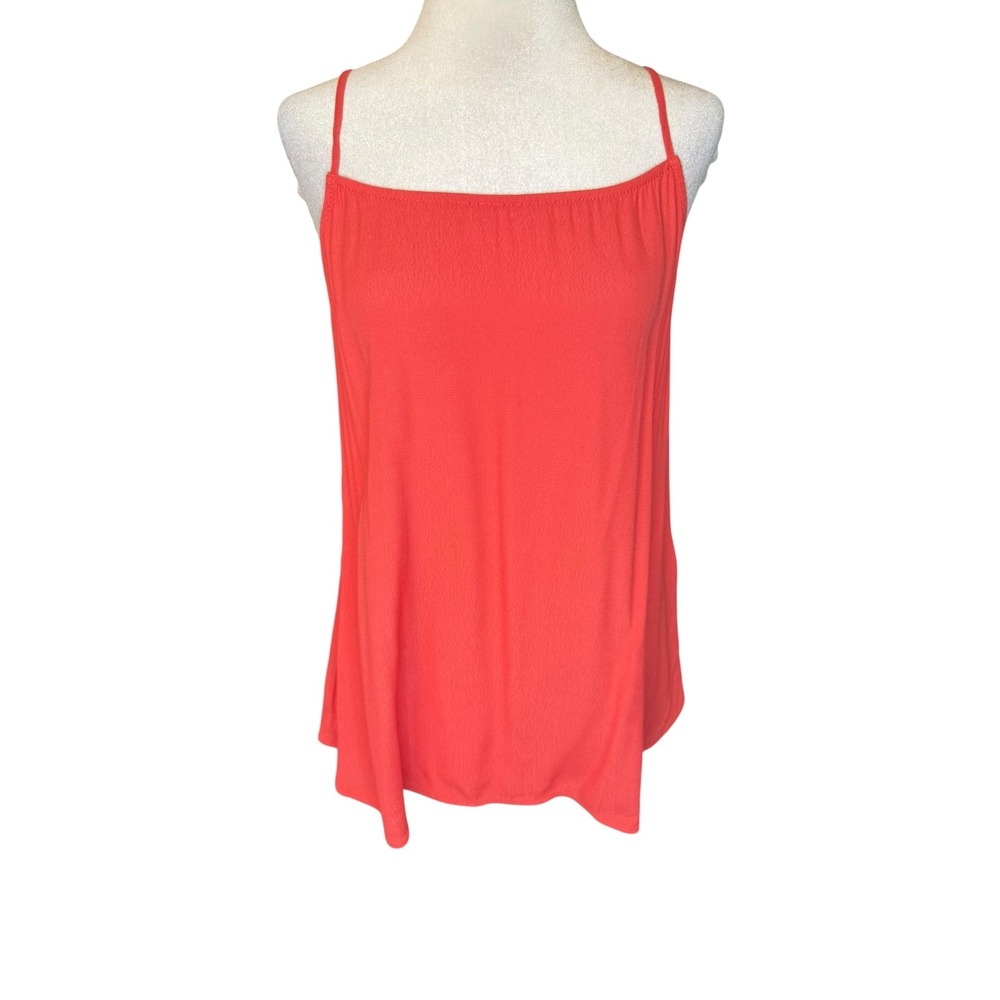 Treasure & Bond Womens Red Cranberry Tie Back Camisole Top TB488693MI S NEW